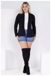 Blusa Manga longa - Bermuda Jeans