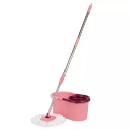 Esfregão Mop Rosa Pocket C/ Balde
