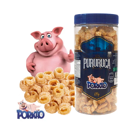 Torresmo Pururuca Porkão Sabor Tradicional