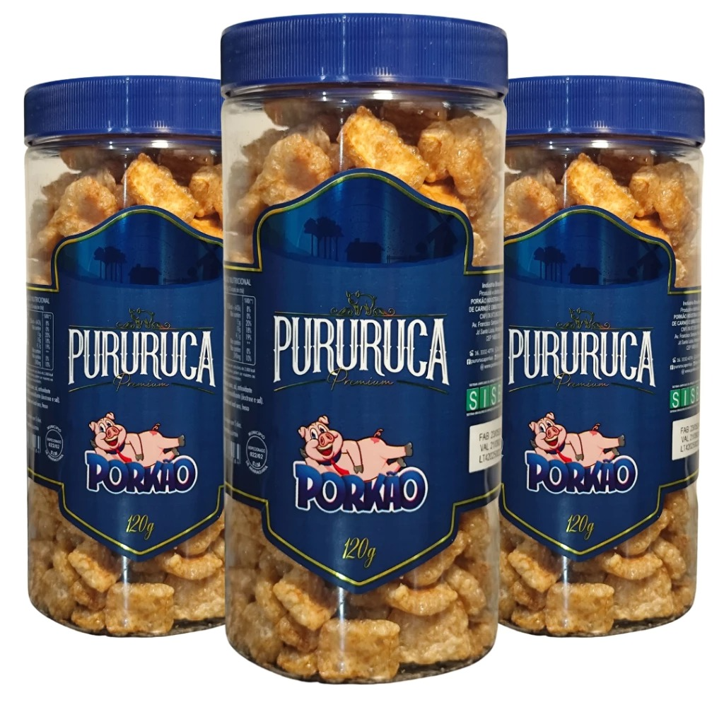 Torresmo Pururuca Porkão Sabor Tradicional