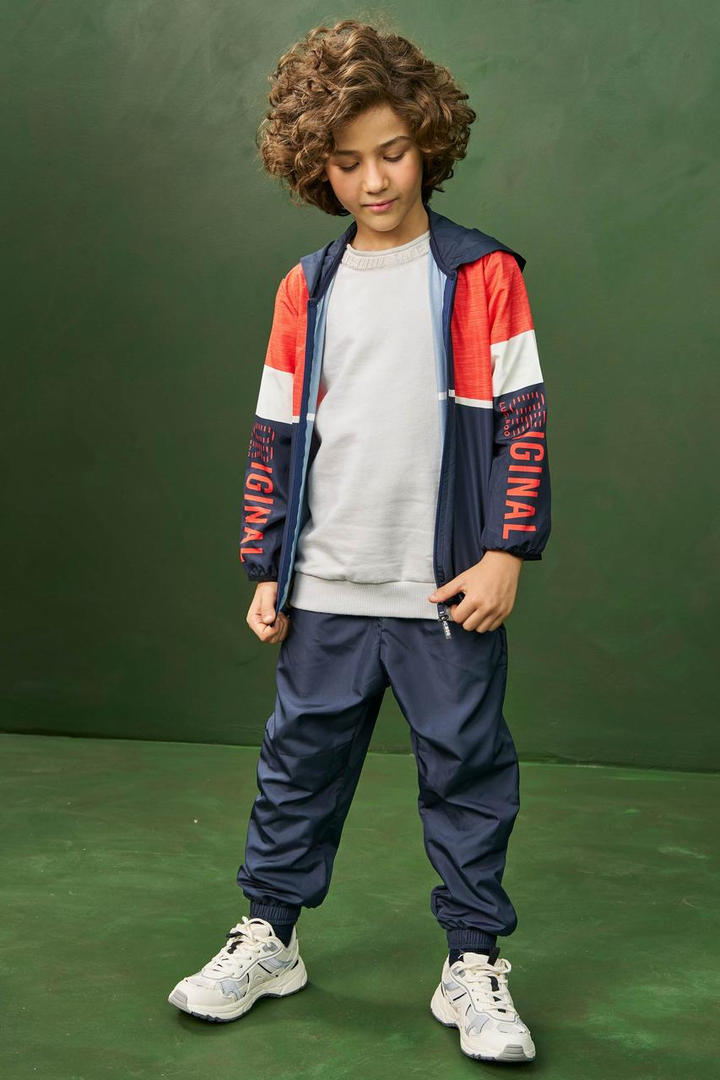 Conjunto de Jaqueta e Calça Jogger em Nylon Aspen LucBoo