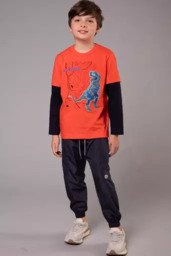 Conjunto Tek Dino com Calça Jogger