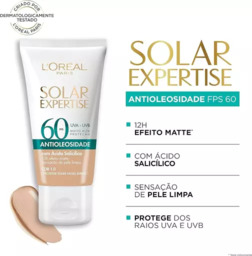 Protetor Solar L'Oréal Paris - Solar Expertise Antioleosidade FPS 60