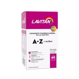 Lavitan Suplemento Vitaminico Mineral A-Z + Mulher