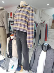 Conjunto Camisa Xadrez e Calça Jeans