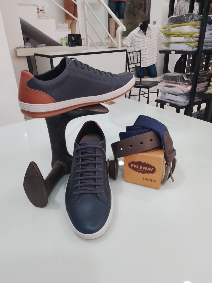 Sapatenis Masculino Freeway + Cinto