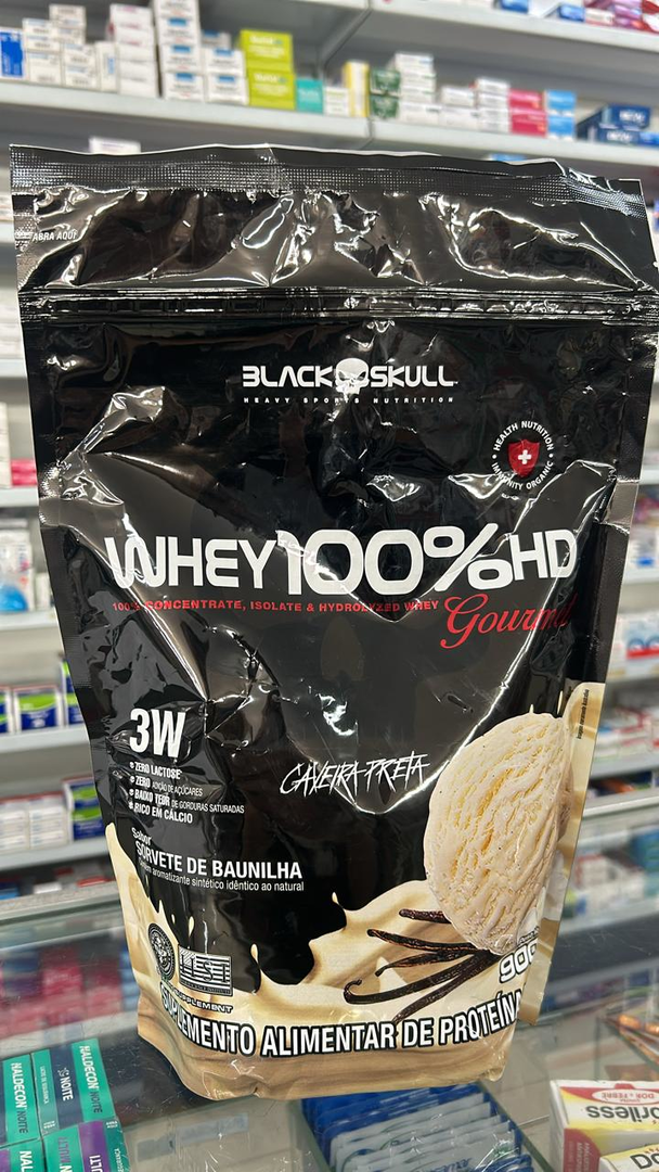 WHEY - 100%HD - SORVETE DE BAUNILHA