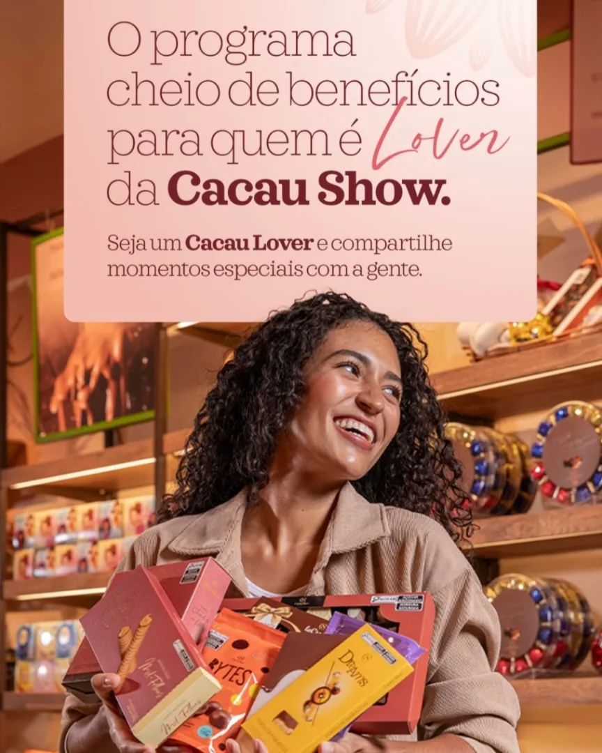 Seja um Cacau Lover!