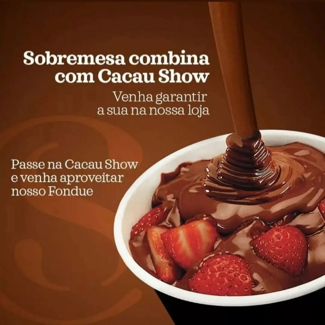 Sobremesa Combina com Cacau Show