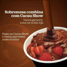 Sobremesa Combina com Cacau Show
