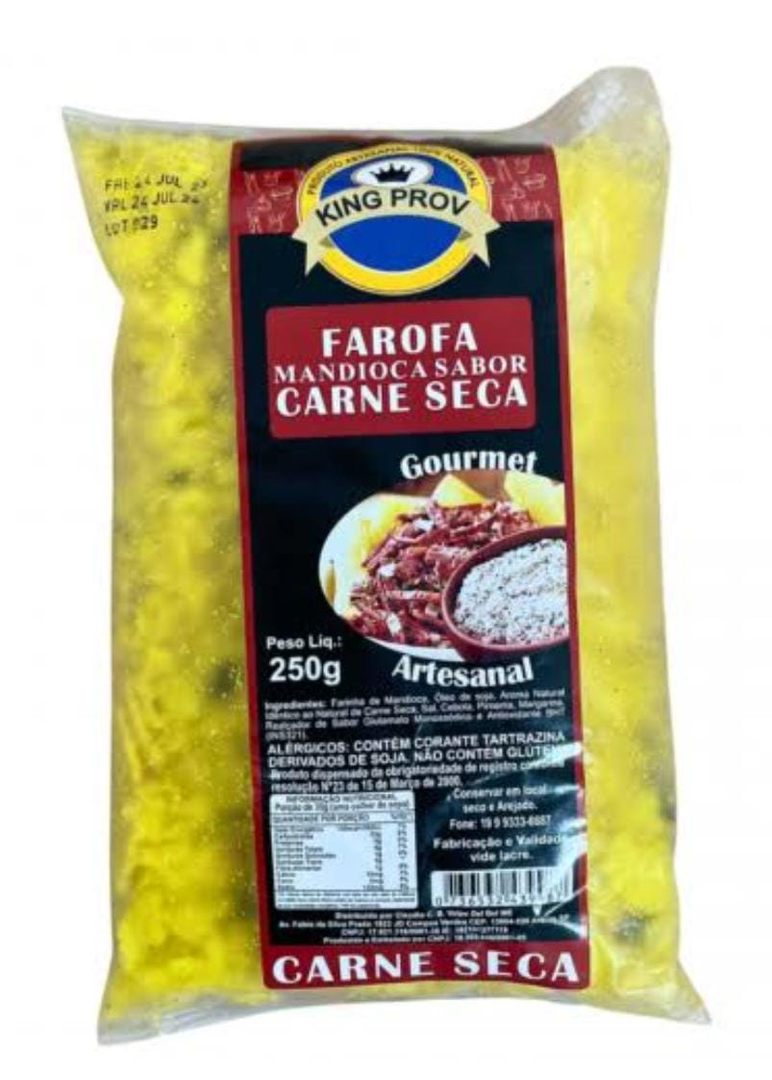Farofa de Mandioca Sabor Carne Seca