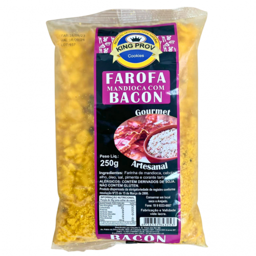Farofa de Mandioca Sabor Bacon