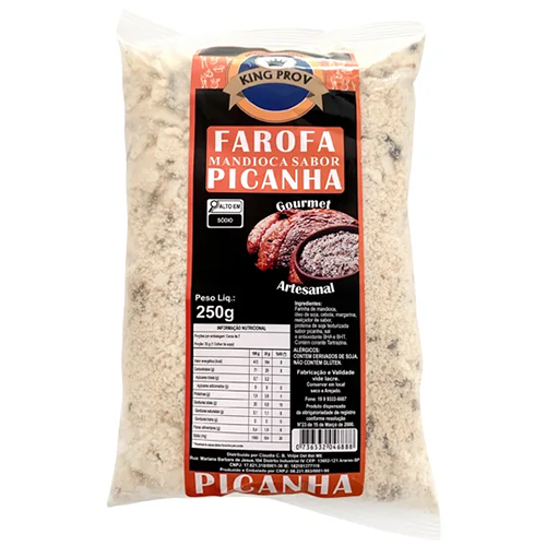 Farofa de Mandioca Sabor Picanha