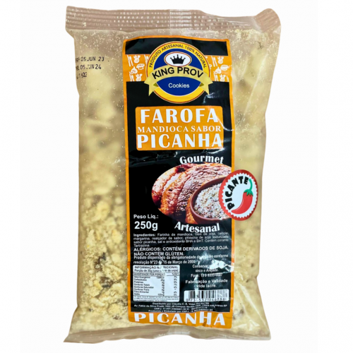Farofa de Mandioca Sabor Picanha Picante