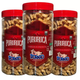 Torresmo Pururuca Porkão Sabor Pimenta