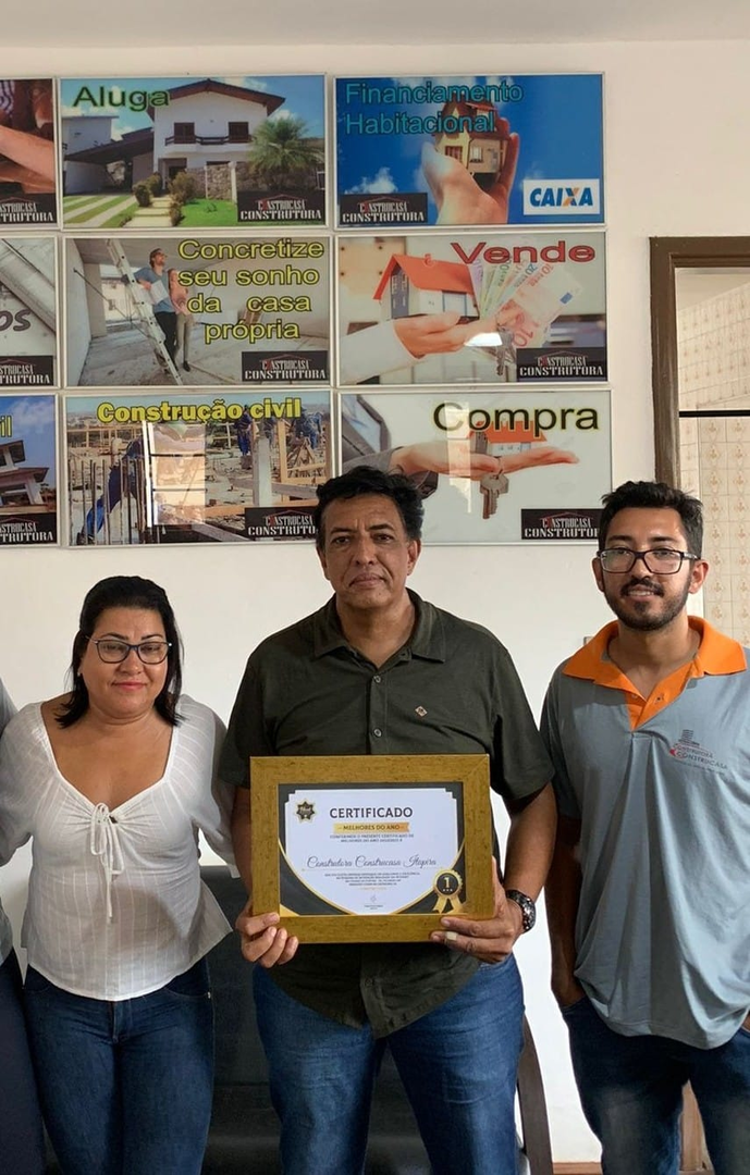 Certificado MELHORES DO ANO equipe reunida!