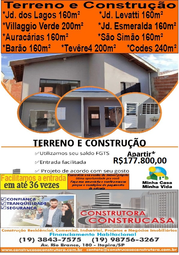 Terreno e Construção