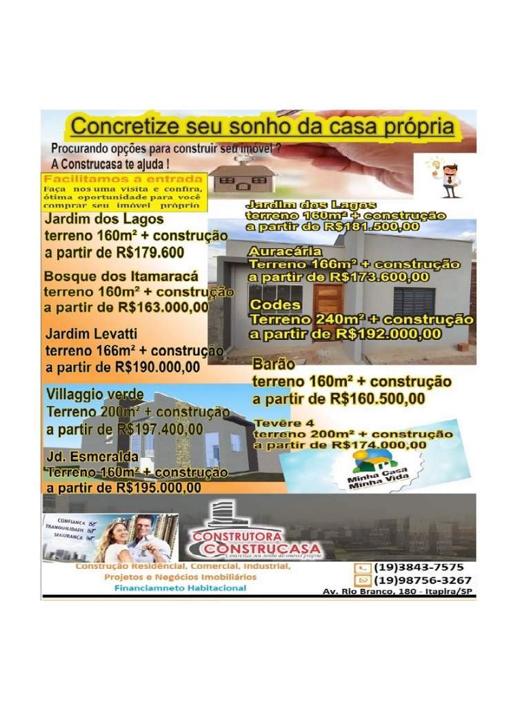 Concretize seu sonho da casa própria
