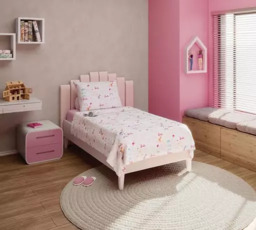 Jogo De Cama Infantil Barbie 100% Algodão 150 Fio 3pç Lepper