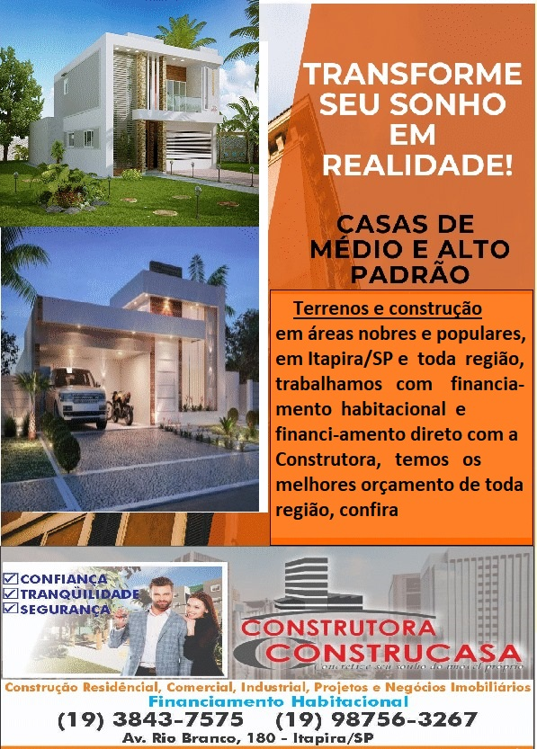 Casas de Alto e Médio Padrão