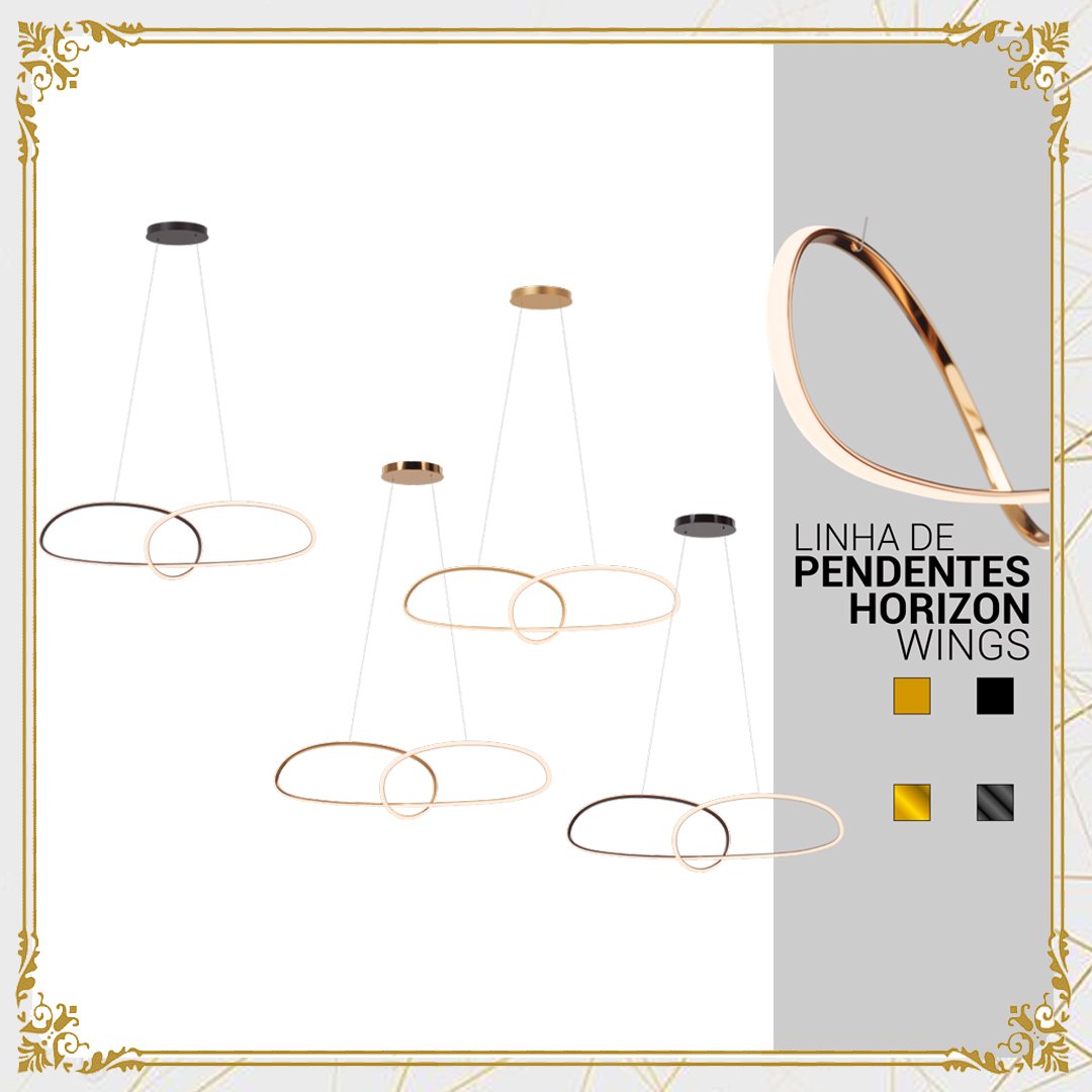 Linha de Pendentes Horizon Wings