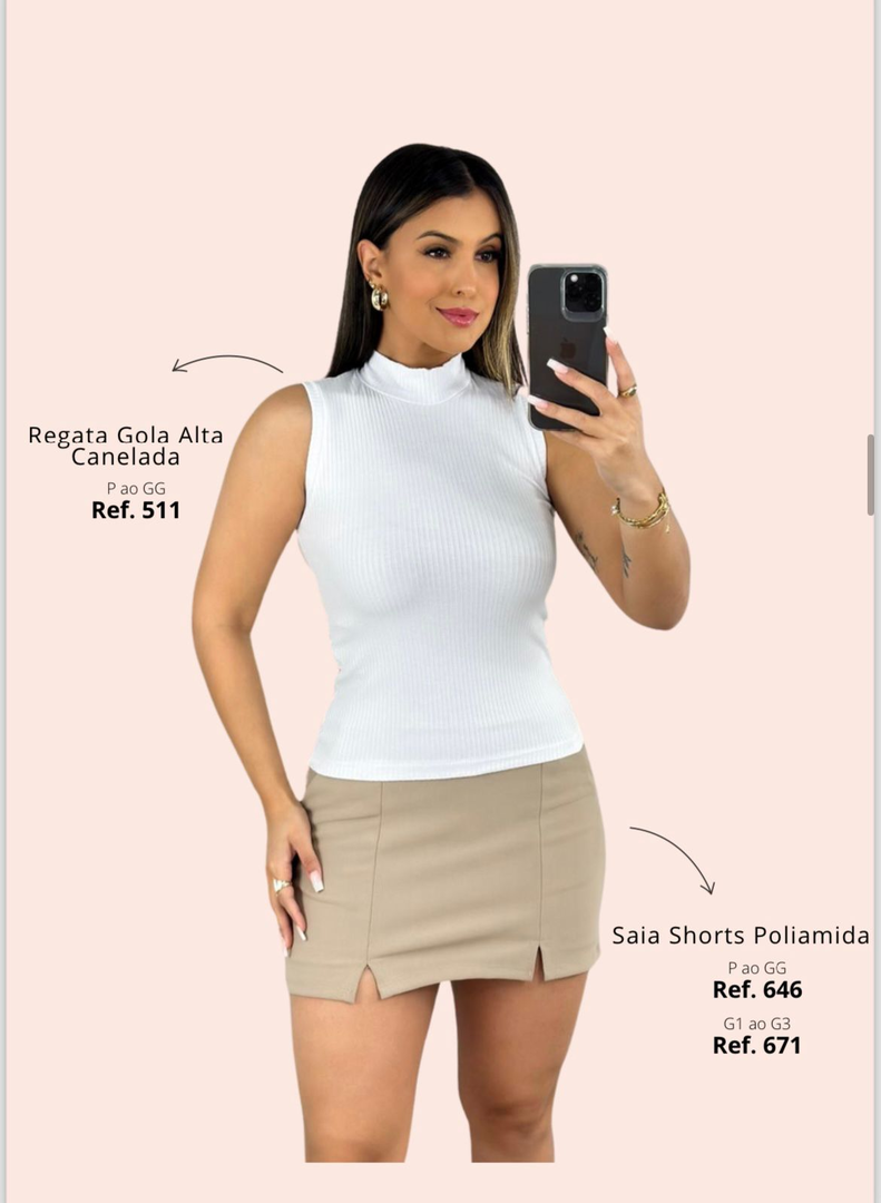 Regata Gola Alta, Saia Shorts