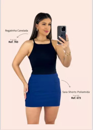 Regatinha Canelada, Saia Shorts