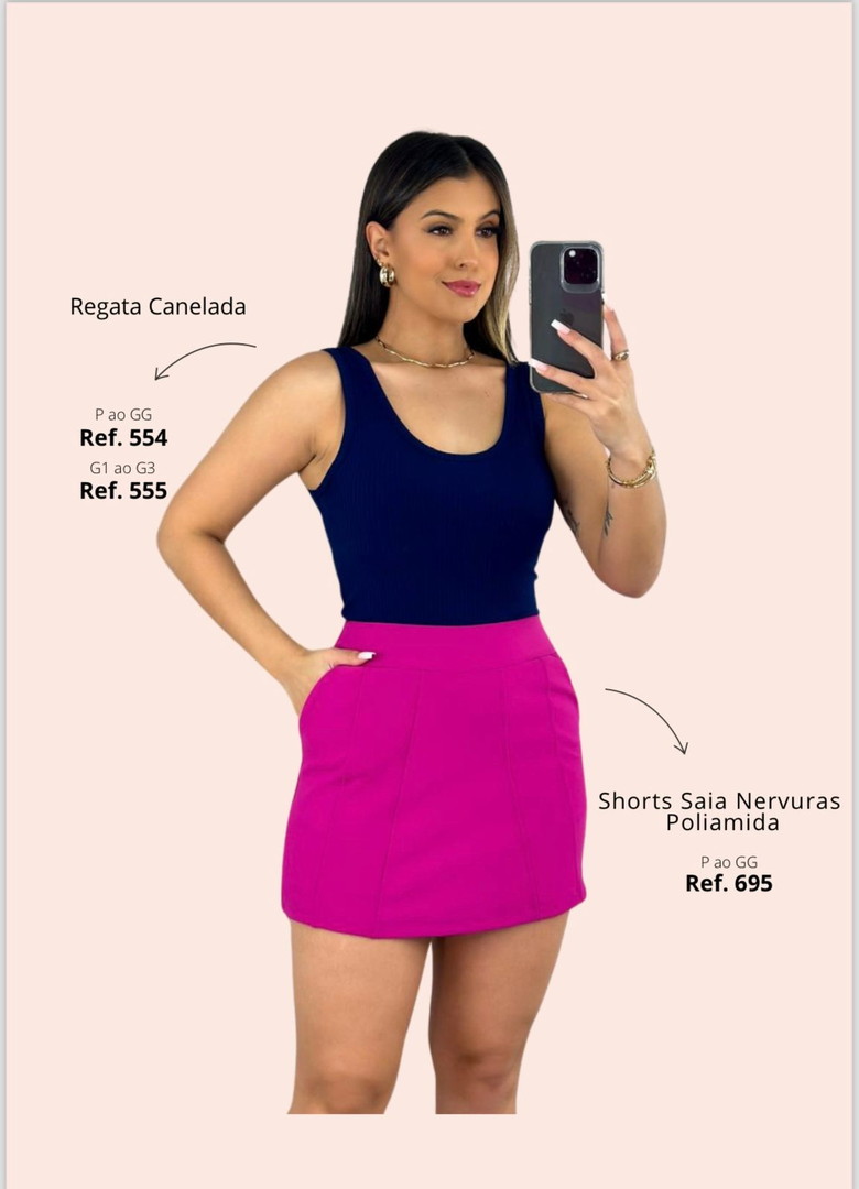 Regata Canelada, Shorts Saia