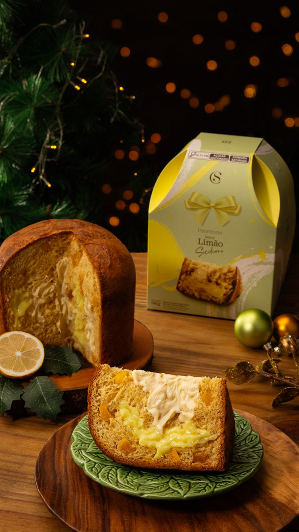 Panetone - Limão Siciliano.