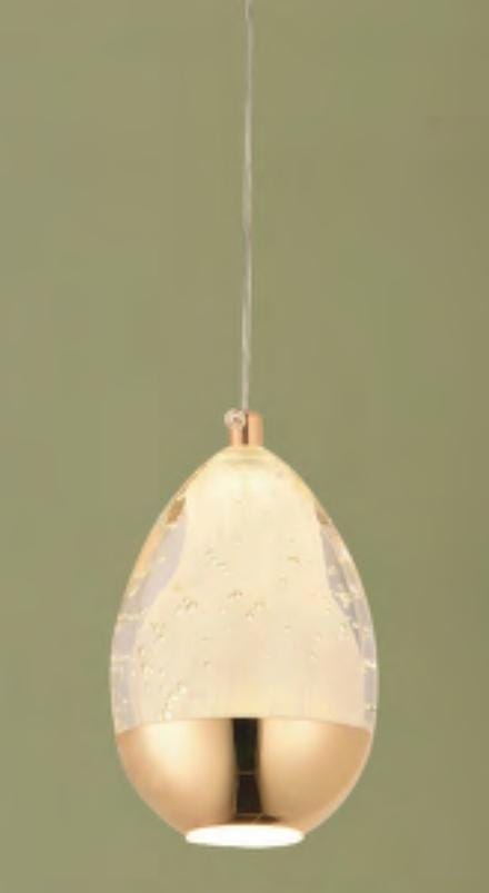 Pendente Dourado Cristal