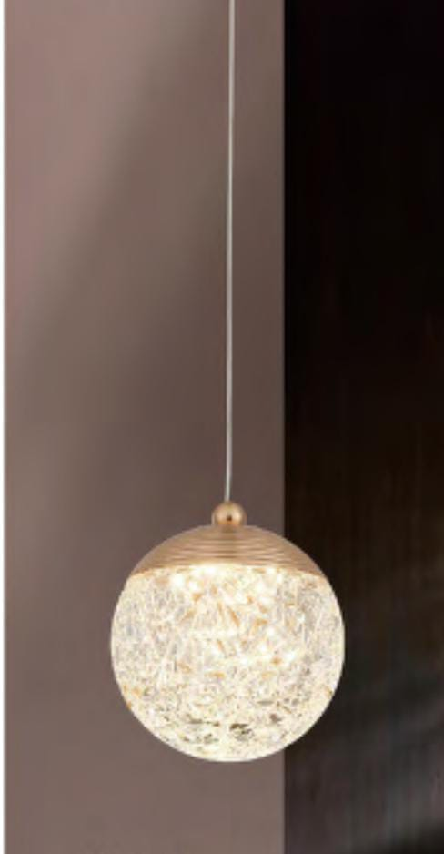 Pendente Led Cristal