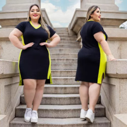 Vestido Feminino Plus Size