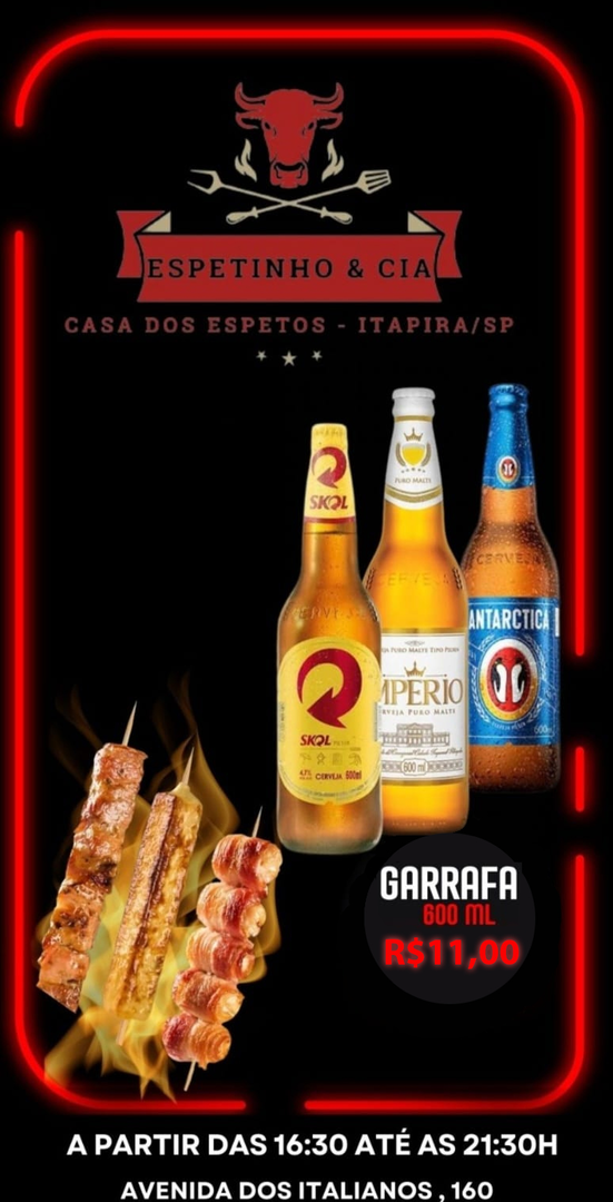 Espetinho e Cerveja