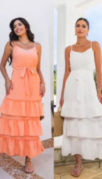 Vestido Longo Camadas