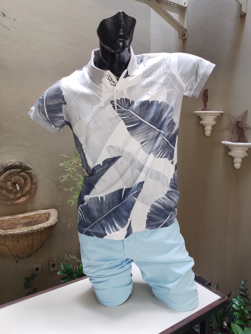 Polos Estampadas e Bermudas