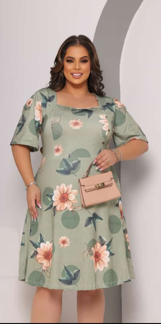 Vestido Mídi Elegante e Confortável Moda Evangélica Feminina | Shopee Brasil