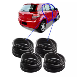 Borrachas de Portas Janelas Laterais e Parabrisas