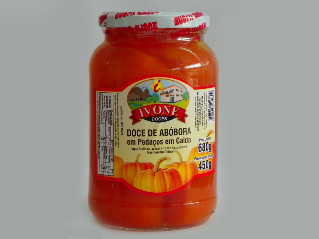 Doce de Abóbora em Pedaços