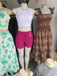 Vestido Oncinha Ombro a Ombro