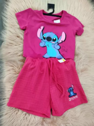 Conjunto Infantil Stitch Short e Blusa Verão
