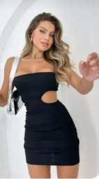 Vestido Malha Canelada