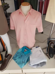 Camisa Social Masculina Manga Curta