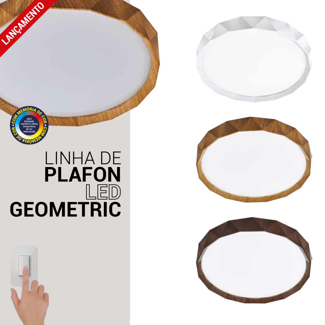 LINHA DE PLAFON LED GEOMETRIC