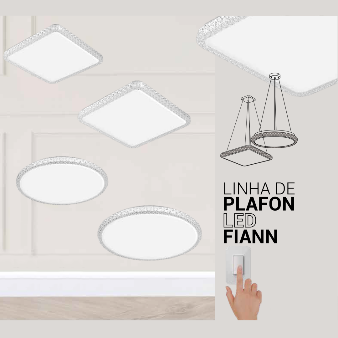 LINHA DE PLAFON LED FIANN