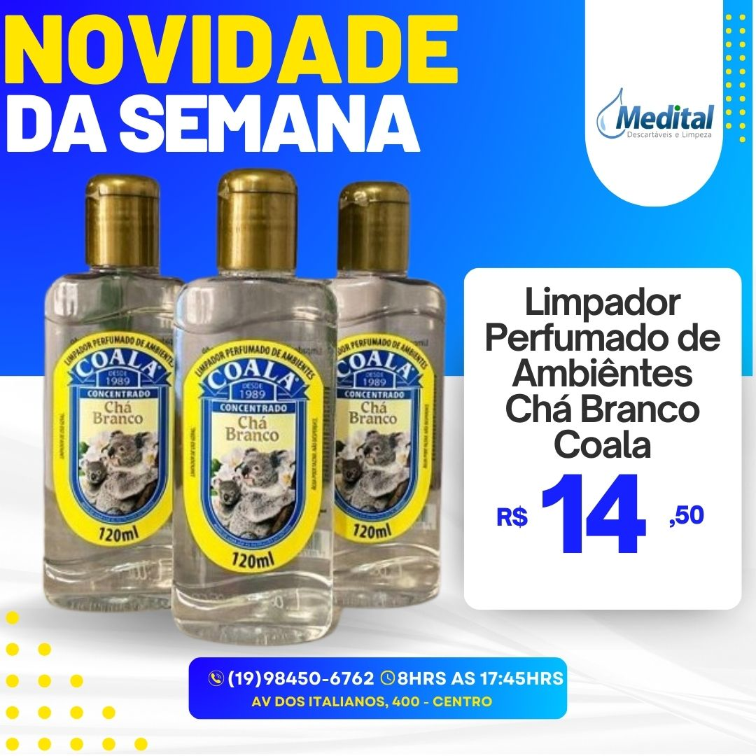 Limpador Perfumado de Ambientes Chá Branco Coala