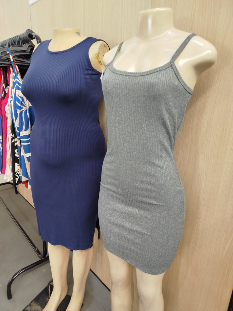 Vestido Tubinho Canelado
