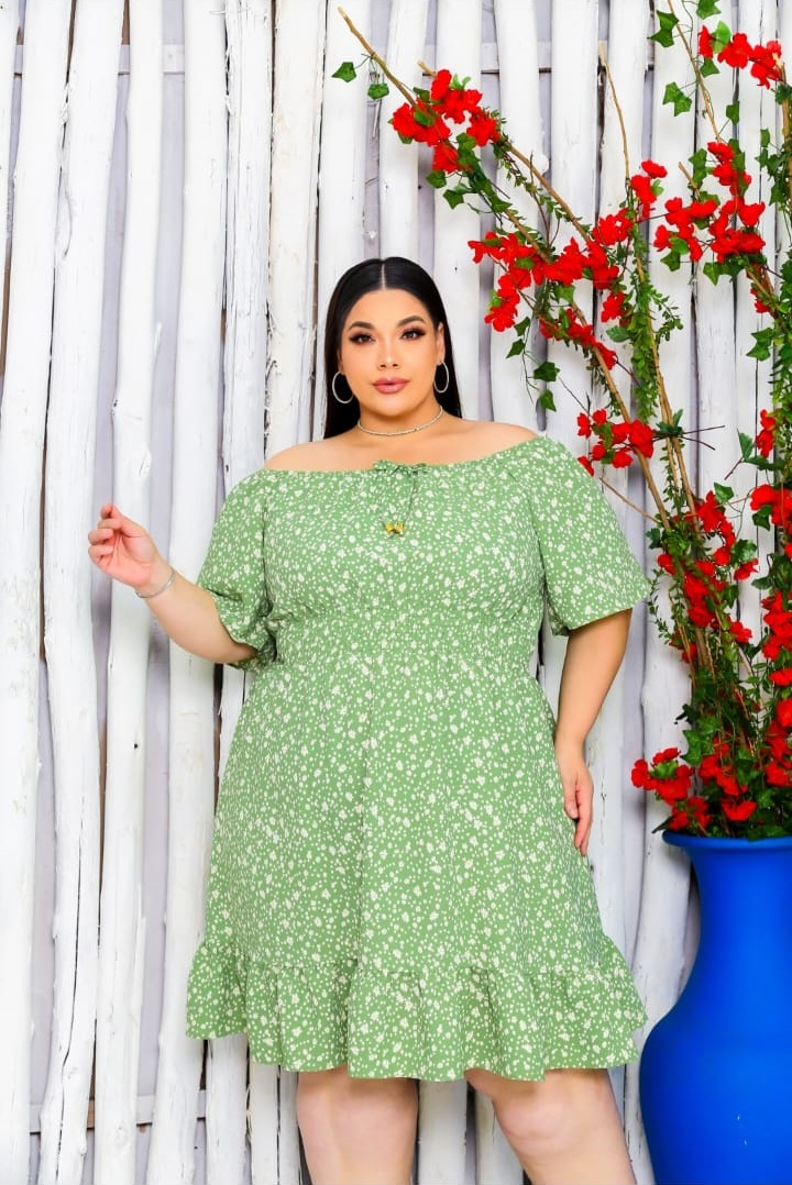 Vestido Plus Size Feminino