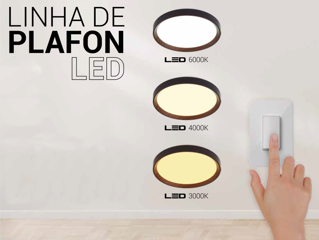 LINHA DE PLAFON LED