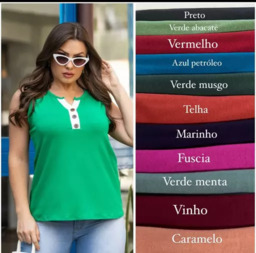 Moda Feminina Regata