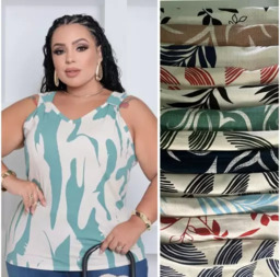 Vestido Feminino Regata Plus Size
